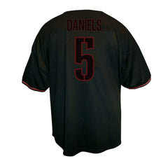 NFL Washington Commanders Jayden Daniels Big & Tall Baseball Button-Up Shirt