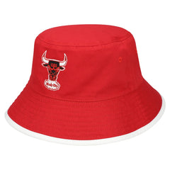 Chicago Bulls Flip It Reversible Bucket Hat - Black/Red | Mitchell & Ness on sale