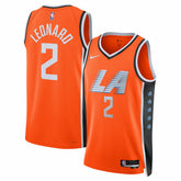 Kawhi Leonard LA Clippers Unisex 2025/26 Swingman Jersey - Orange - City Edition | Nike for sale