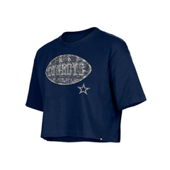 NFL Dallas Cowboys Girl's Flip Sequin Boxy T-Shirt