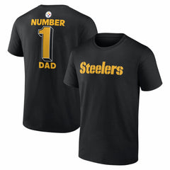 NFL Pittsburgh Steelers #1 Dad Jersey T-Shirt
