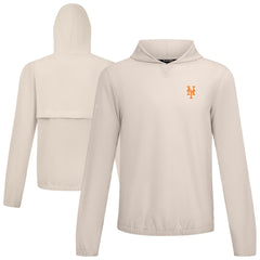 New York Mets Levelwear Action Insignia 2.0 Pullover Hoodie - Khaki
