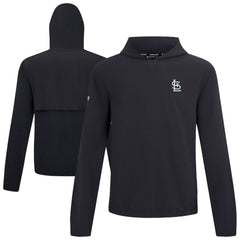St. Louis Cardinals Levelwear Action Insignia 2.0 Pullover Hoodie - Black