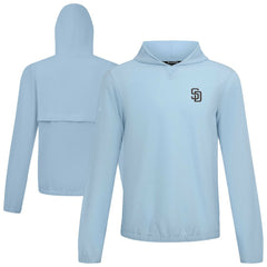 San Diego Padres Levelwear Action Insignia 2.0 Pullover Hoodie - Light Blue