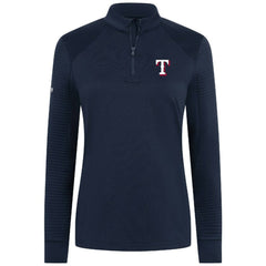 Texas Rangers Levelwear Women's Power Insignia 2.0 Quarter-Zip Pullover Top - Navy
