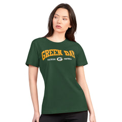 NFL Green Bay Packers G-III 4Her by Carl Banks Women's Super-Slim Lightweight Winning Crew T-Shirt