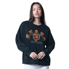 NFL Chicago Bears G-III 4Her by Carl Banks Women's Oversized Feud Sweatshirt