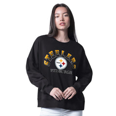 NFL Pittsburgh Steelers G-III 4Her by Carl Banks Women's Oversized Feud Sweatshirt