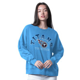 NFL Tennessee Titans G-III 4Her by Carl Banks Women's Oversized Feud Sweatshirt