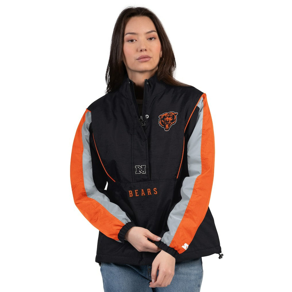 NFL Chicago Bears Starter Women's Thursday Night Gridiron Half-Zip Jacket