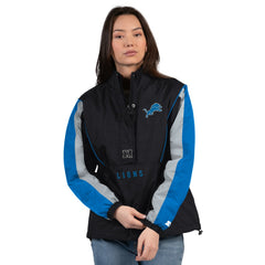 NFL Detroit Lions Starter Women's Thursday Night Gridiron Half-Zip Jacket