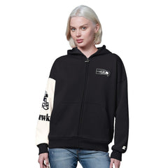 NFL Seattle Seahawks Starter Women's 4th Down Full-Zip Hoodie