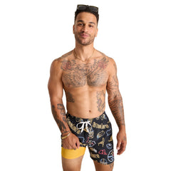 NFL Pittsburgh Steelers Chubbies The Neon 5.5" Classic Lined Swim Trunks