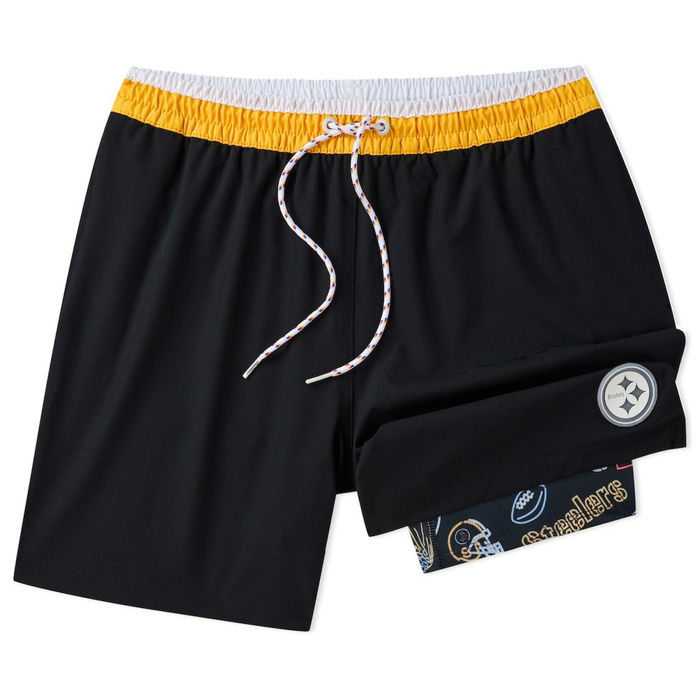 NFL Pittsburgh Steelers Chubbies 5.5" Classic Lined Swim Trunks