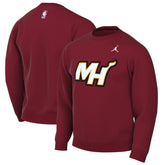 Miami Heat Jordan Brand Statement Edition Sweatshirt - Red outlet