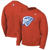 Oklahoma City Thunder Jordan Brand Statement Edition Sweatshirt - Orange shop