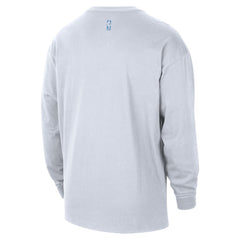 Memphis Grizzlies 2025/26 City Edition Remix Essential Logo Long Sleeve T-Shirt - White | Nike for sale