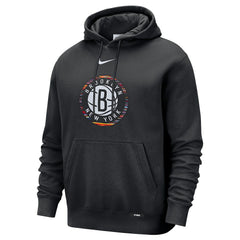 Brooklyn Nets 2025/26 City Edition Essential Logo Remix Hoodie - Black | Nike outlet