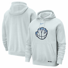 Memphis Grizzlies 2025/26 City Edition Essential Logo Remix Hoodie - Silver | Nike shop