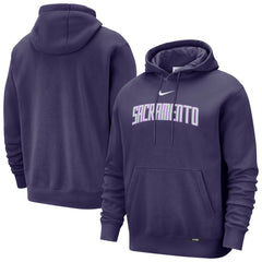 Sacramento Kings 2025/26 City Edition Essential Remix Club Hoodie - Purple | Nike sale