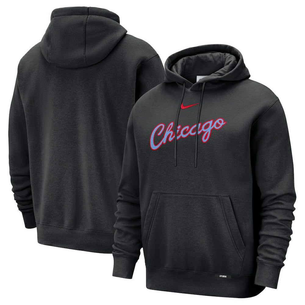 Chicago Bulls 2025/26 City Edition Essential Remix Club Hoodie sale - Black | Nike outlet