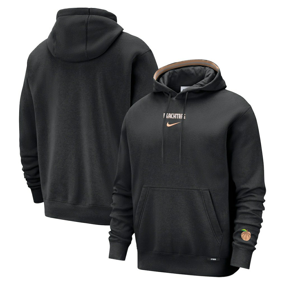 Atlanta Hawks 2025/26 City Edition Courtside Remix Premium Hoodie - Black | Nike for sale