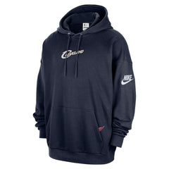 Cleveland Cavaliers Classic Edition Hardwood Classics Premium Club Heavyweight Fleece Hoodie sale - Navy | Nike discount