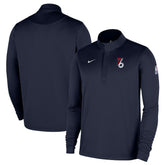 Philadelphia 76ers 2025/26 City Edition Remix Authentic Coaches Dri-FIT Half-Zip Pullover - Navy | Nike for sale