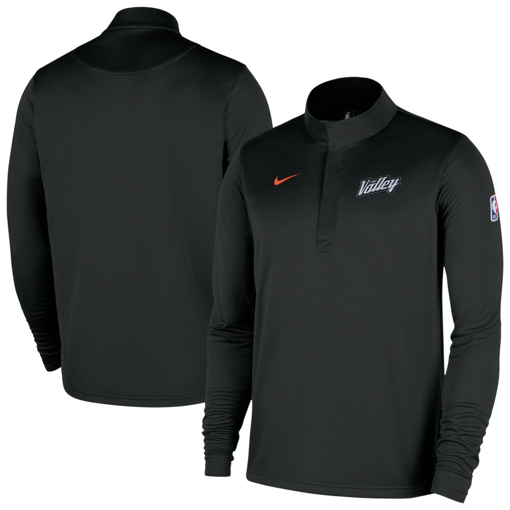 Phoenix Suns 2025/26 City Edition Remix Authentic Coaches Dri-FIT Half-Zip Top - Black | Nike discount