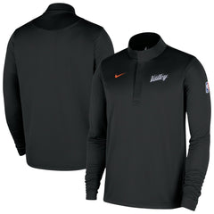 Phoenix Suns 2025/26 City Edition Remix Authentic Coaches Dri-FIT Half-Zip Top - Black | Nike discount