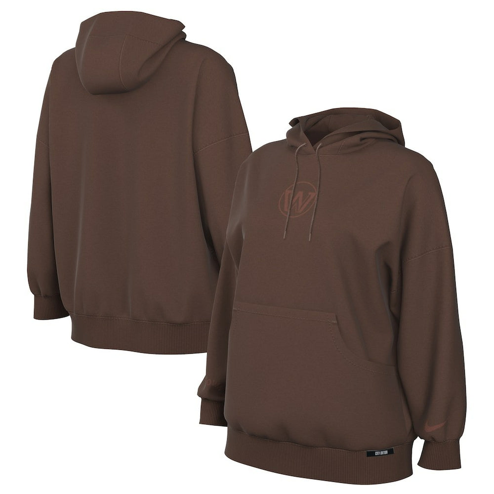 Golden State Warriors Women's 2025/26 City Edition Remix Premium Fleece Hoodie sale - Brown | Nike cheap