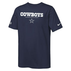 NFL Dallas Cowboys Youth Sideline Team Issue T-Shirt