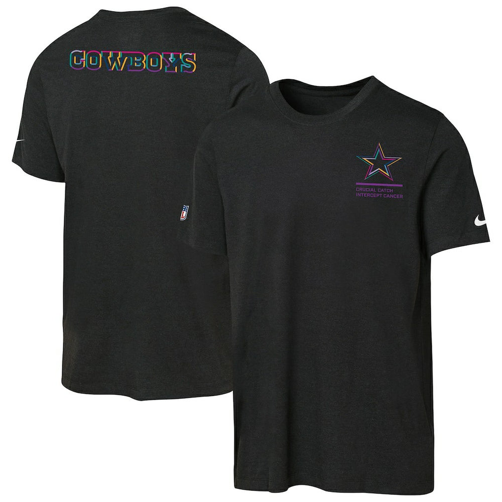NFL Dallas Cowboys Youth 2025 NFL Crucial Catch Tri-Blend Dri-FIT T-Shirt