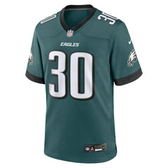 NFL Philadelphia Eagles Jihaad Campbell 2025 NFL Draft First Round Pick Game Jersey