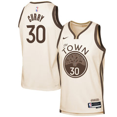 Stephen Curry Golden State Warriors Youth 2025/26 City Edition Swingman Jersey sale - Tan | Nike sale