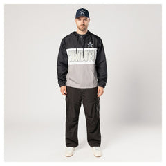 NFL Dallas Cowboys Ripstop Quarter-Zip Hooded Windbreaker