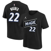 Franz Wagner Orlando Magic Jordan Brand Youth Statement Edition Name & Number T-Shirt - Black shop
