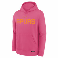 San Antonio Spurs Youth 2025/26 City Edition Club Fleece Pullover Hoodie - Pink | Nike sale