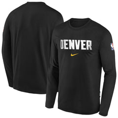 Denver Nuggets Youth 2025/26 City Edition Dri-Fit Long Sleeve Game Top sale - Black | Nike for sale