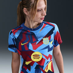 Barcelona Women's 2025/26 Academy Pro Pre-Match Performance Dri-FIT Top / Soccer New