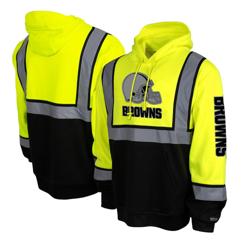 NFL Cleveland Browns High-Visibility Safety Hooded Sweatshirt