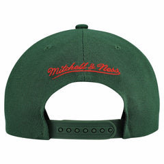Minnesota Wild Mitchell & Ness Retro Script Colorblock Snapback Hat