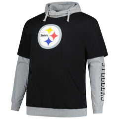NFL Pittsburgh Steelers Big & Tall Twofer Pullover Hoodie