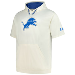 NFL Detroit Lions Profile Big & Tall Chest Print and Logo Short Sleeve Pullover Hoodie