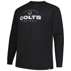 NFL Indianapolis Colts Big & Tall Coverage Scheme Long Sleeve T-Shirt