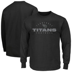 NFL Tennessee Titans Big & Tall Coverage Scheme Long Sleeve T-Shirt