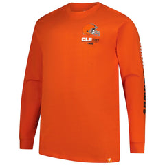 NFL Cleveland Browns Big & Tall Clock Management Legacy Long Sleeve T-Shirt