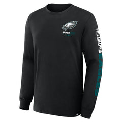 NFL Philadelphia Eagles Big & Tall Clock Management Legacy Long Sleeve T-Shirt