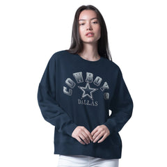 NFL Dallas Cowboys G-III 4Her by Carl Banks Women's Oversized Feud Sweatshirt