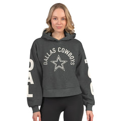 NFL Dallas Cowboys Starter Women's Star Player Cropped Fleece Pullover Hoodie